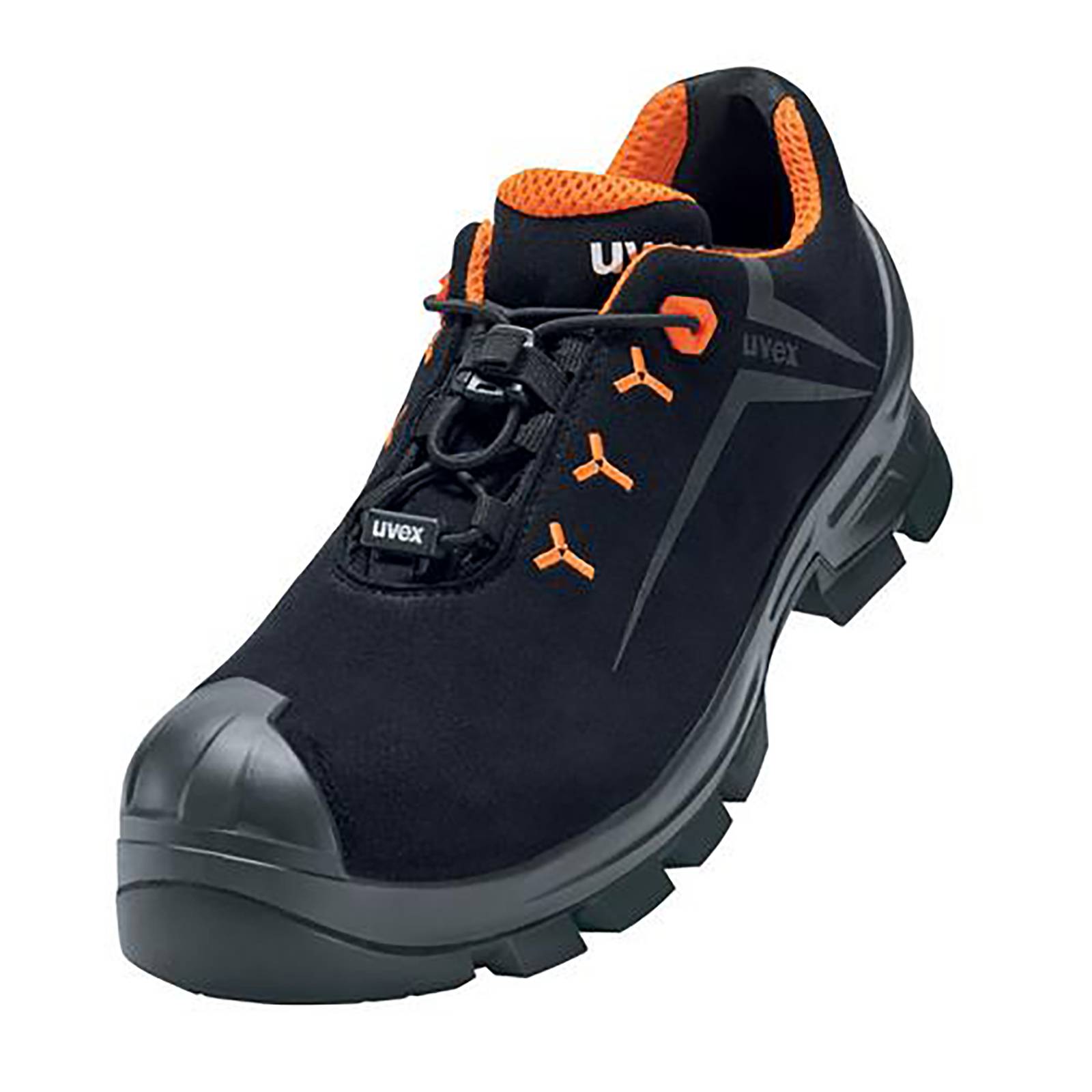uvex 2 MACSOLE® Halbschuhe S3 schwarz, orange Weite 11 Gr. 40