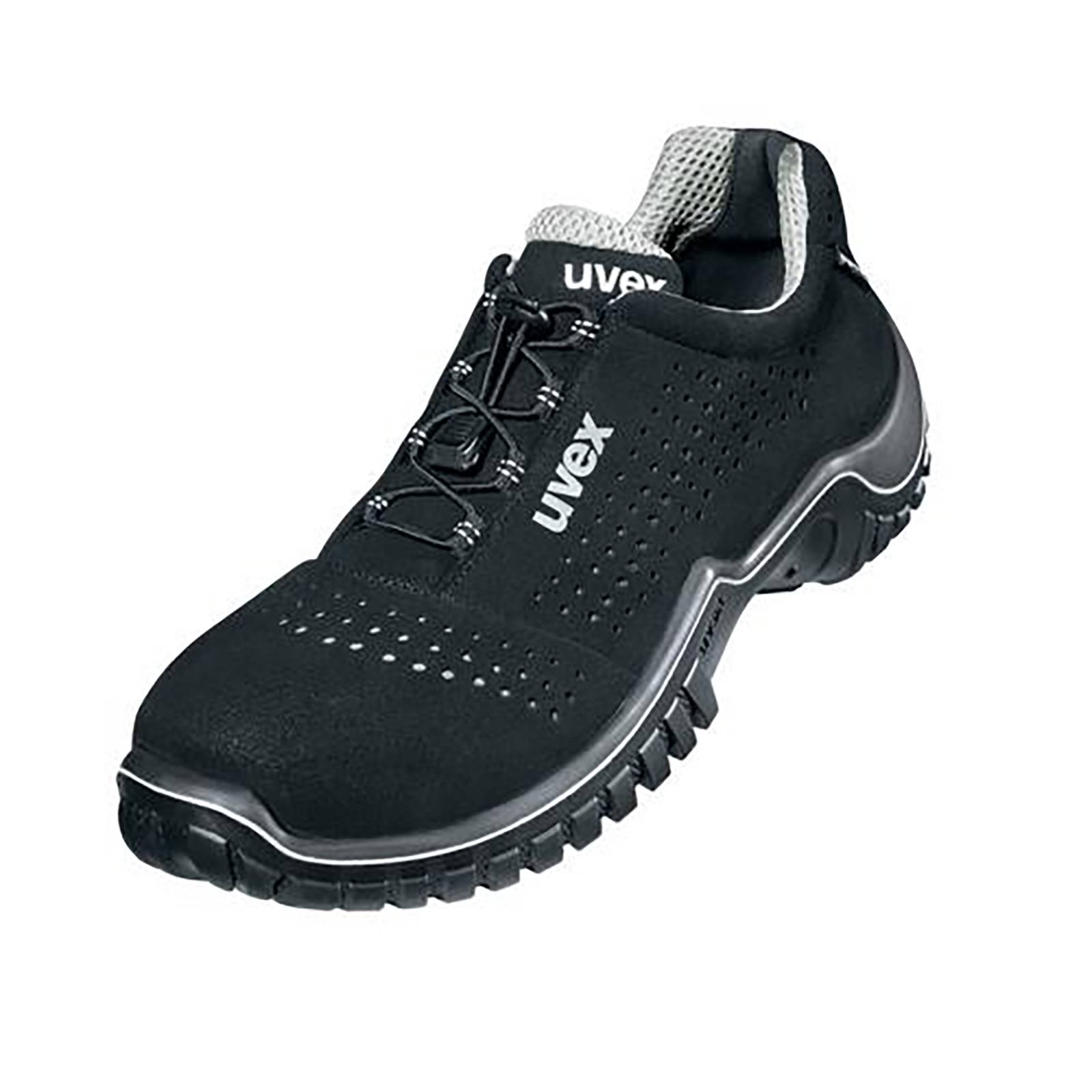Uvex 6989840 motion style Halbschuhe S1 69898 schwarz, silber Weite 11 Größe 40