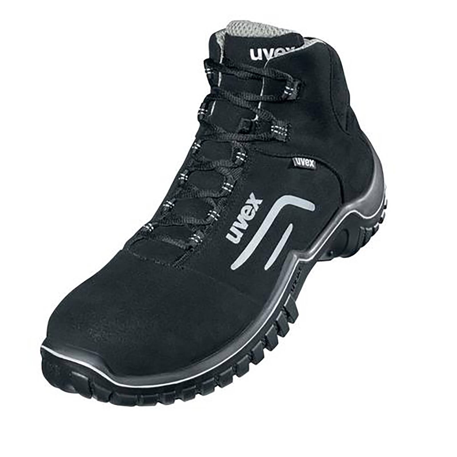 uvex motion style Stiefel S2 schwarz, silber Weite 11 Gr. 44