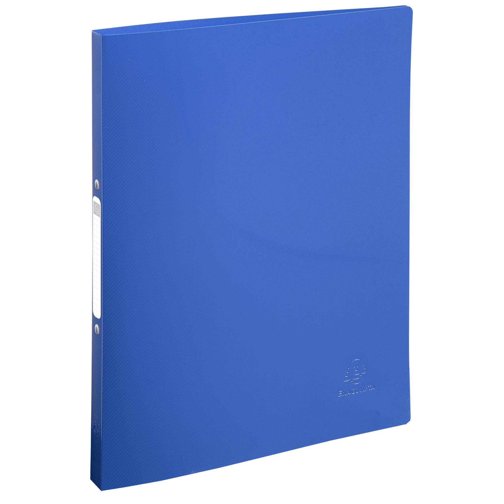 Exacompta 20x Ringhefter A4 + 2 Ringen 15mm Recycling-PP BeeBlue sortiert 54110E