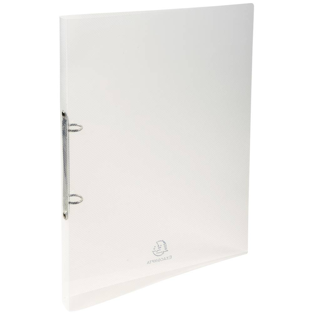 Exacompta 30x Ringbuch Crystal Colours + 2 Ringen 15mm PP, A4, sortiert, 54198E