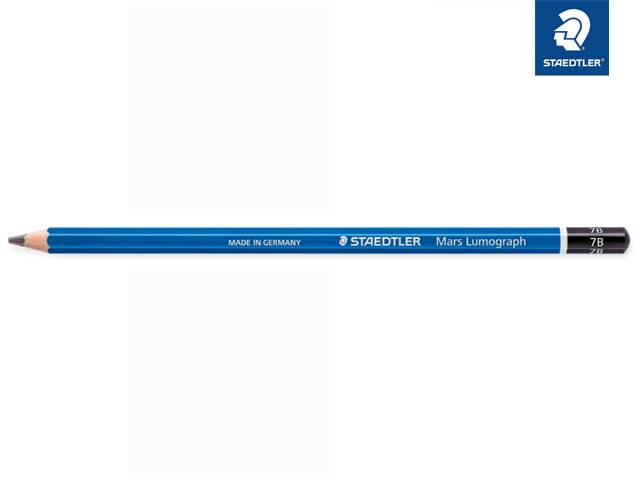 Bleistift Mars® Lumograph®, B, blau