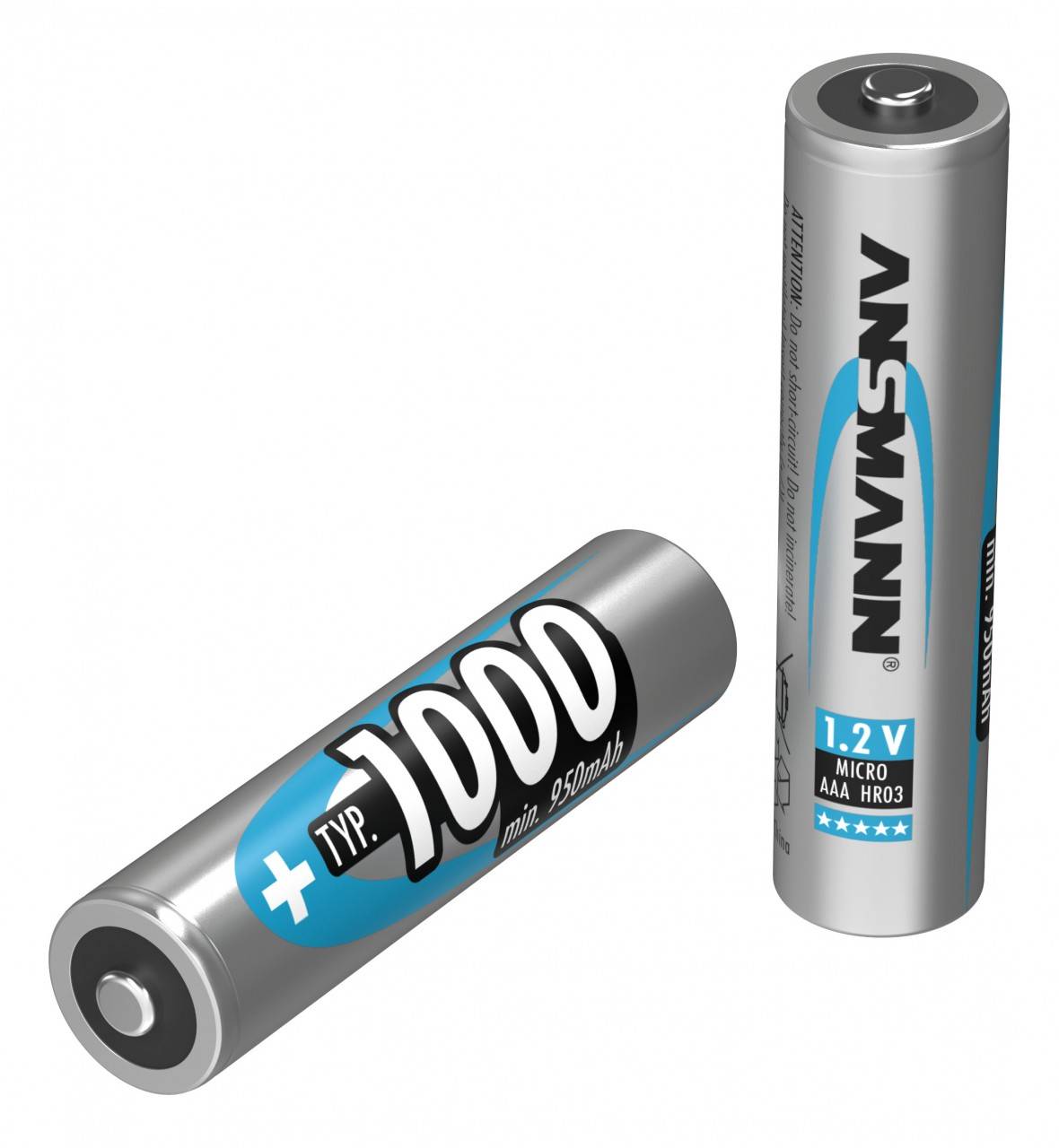ANSMANN Energy Micro - Batterie 2 x AAA - NiMH - (wiederaufladbar)