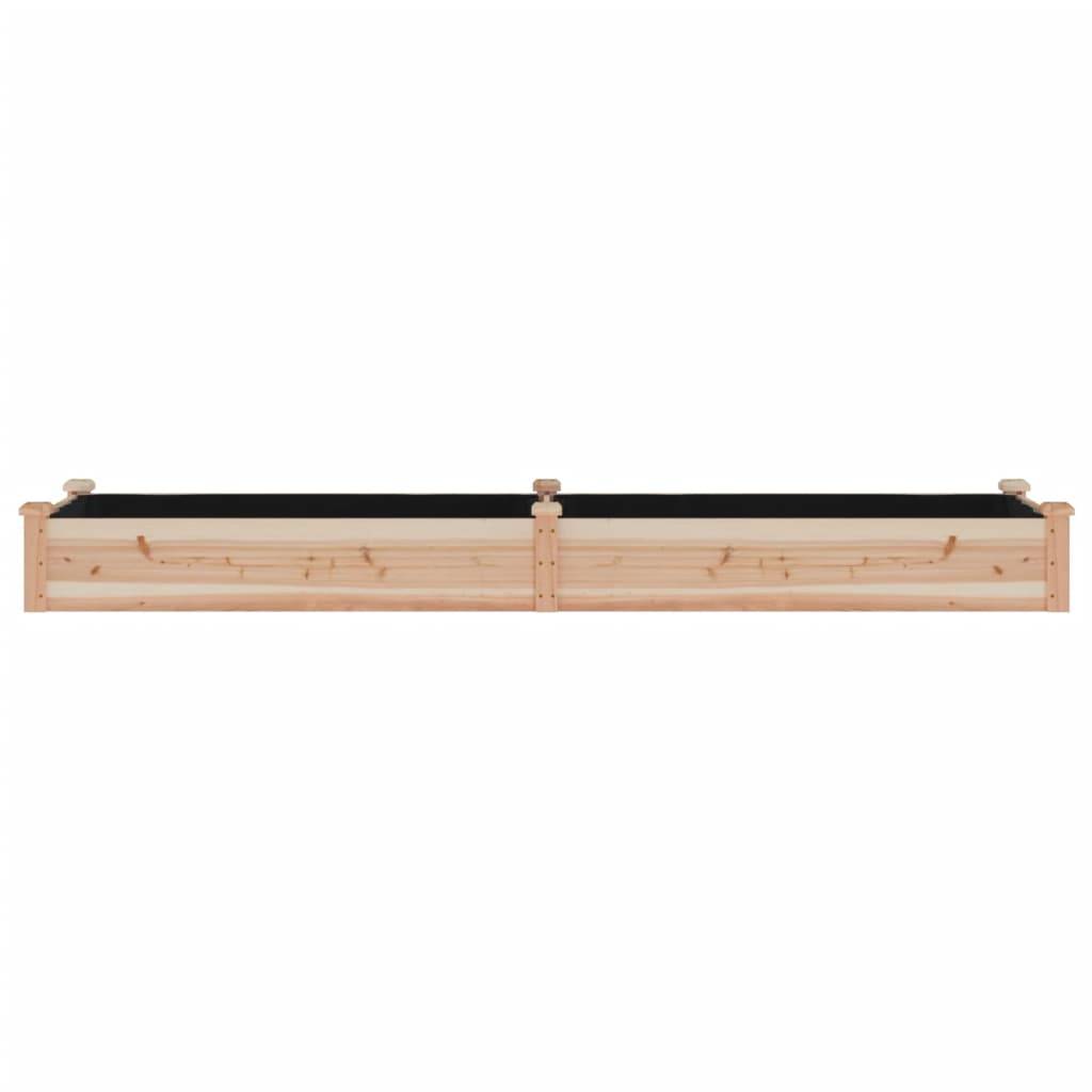 vidaXL Hochbeet mit Einsatz 240x60x25 cm Massivholz Tanne