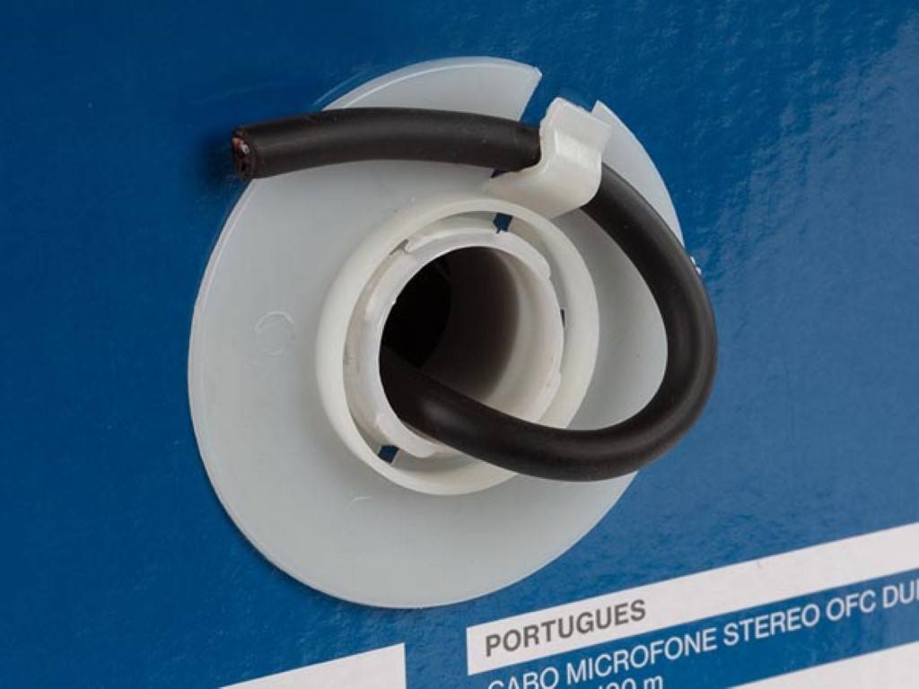 Stereo ofc-mikrofonkabel doppelte schirmung schwarz 100 m