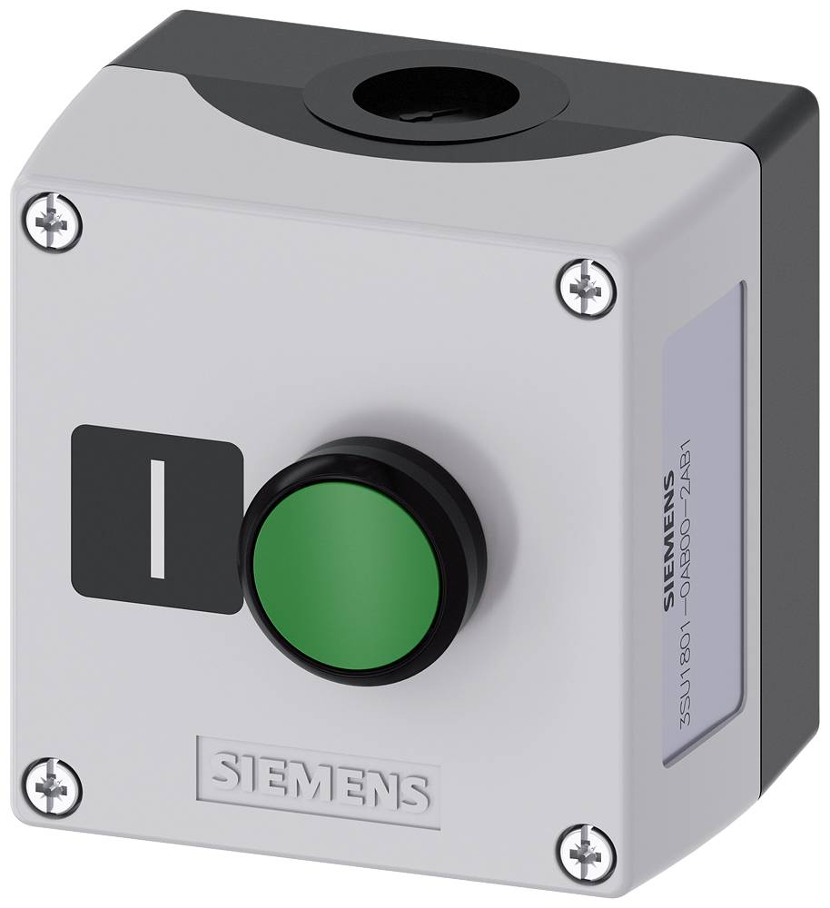Siemens Siemens 3SU1801-0AB00-2AB1 - Gehäuse für Befehlsgeräte, 22 mm, rund, Gehäusemat Gehäuse für Befehlsgeräte, 22 mm