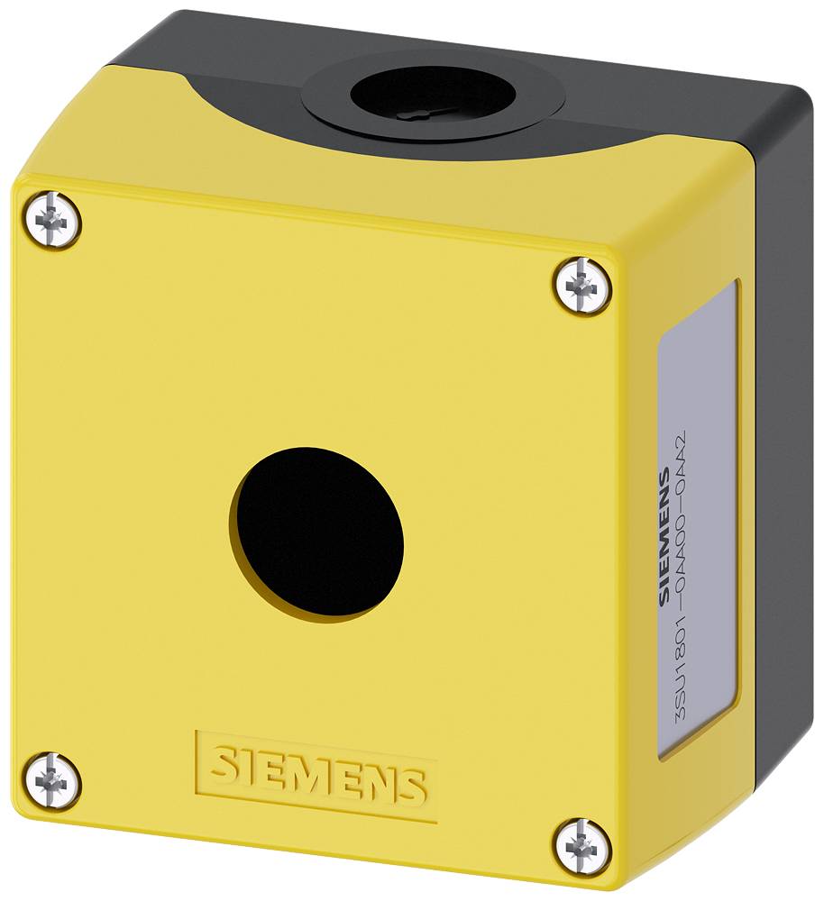 Siemens Dig.Industr. Gehäuse f. Befehlsgeräte 22mm, rund 3SU1801-0AA00-0AA2