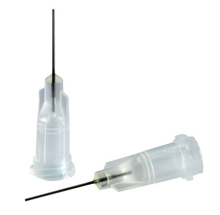 Dosiernadel 0,5", gerade, Gauge 27, transparent, gerade