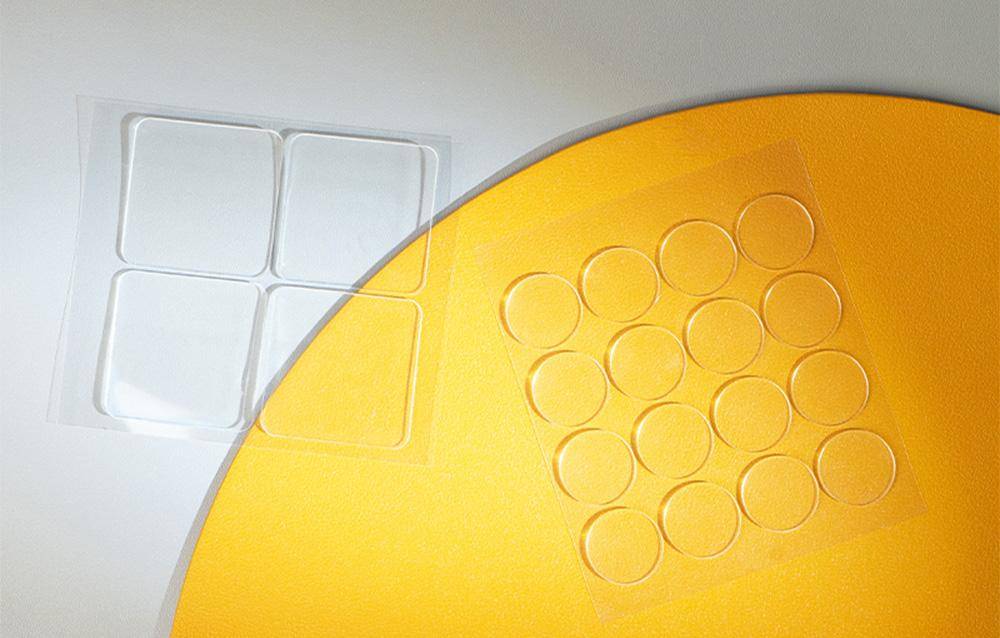 HOTO Traceless Nano Tape, rückstandsfrei ablösbares doppelseitiges Klebeband, rund, 81 Stück