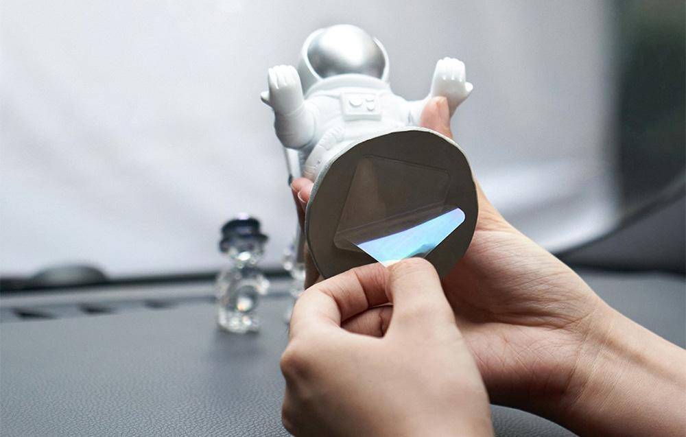 HOTO Traceless Nano Tape, rückstandsfrei ablösbares doppelseitiges Klebeband, rund, 81 Stück