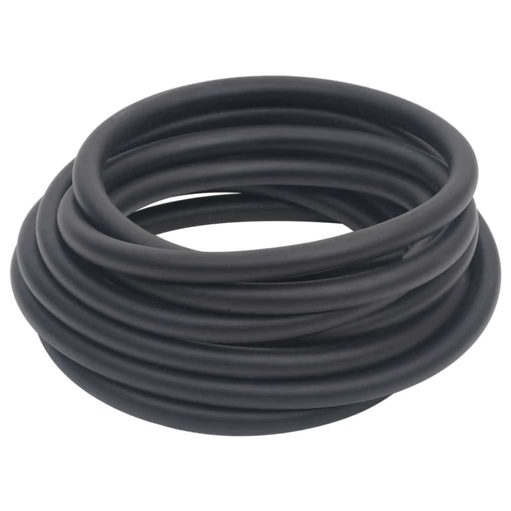 vidaXL Hybrid-Luftschlauch Schwarz 0,6" 10 m Gummi und PVC