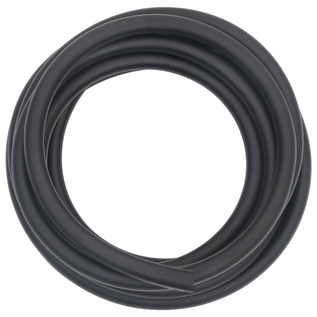 vidaXL Hybrid-Luftschlauch Schwarz 0,6" 10 m Gummi und PVC