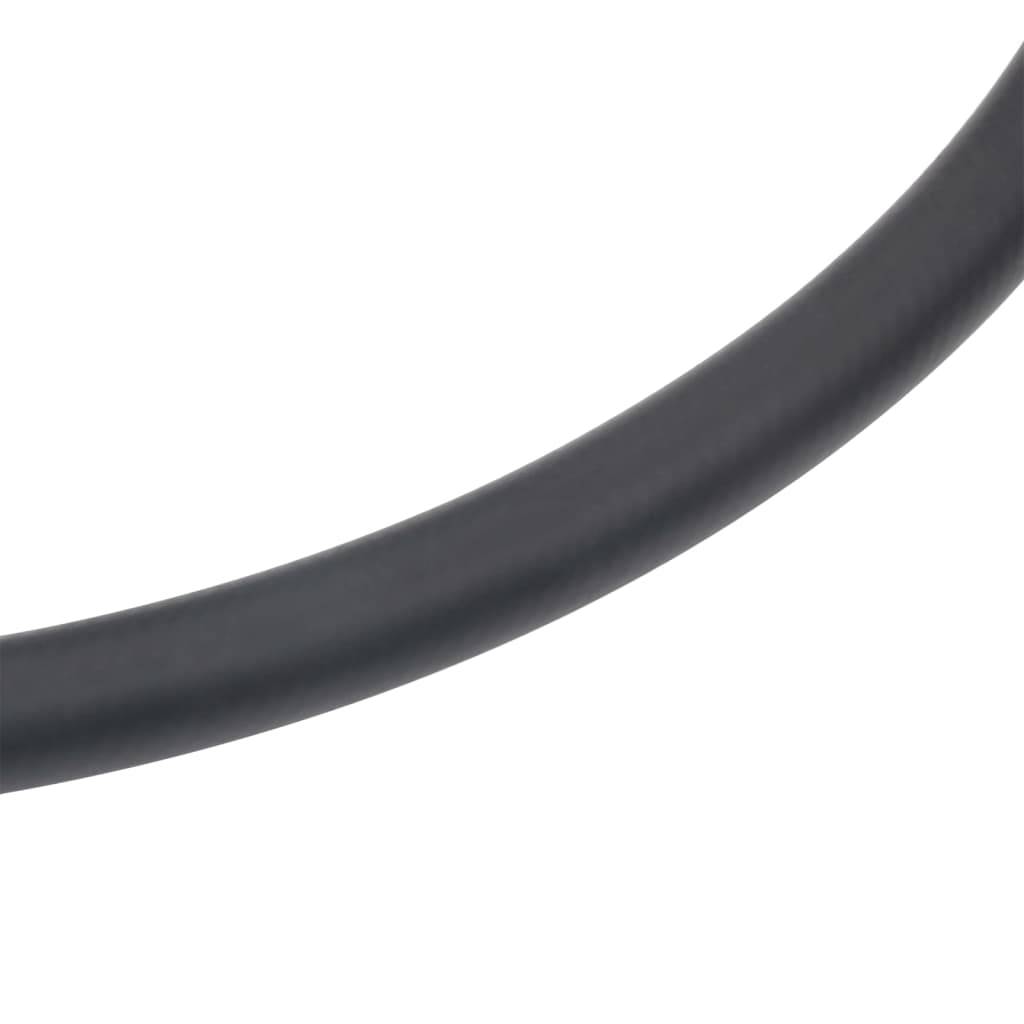 vidaXL Hybrid-Luftschlauch Schwarz 0,6" 10 m Gummi und PVC