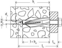 Fischer Deutschl. Gasbetondübel GB 10 mm, 7 65 55 mm