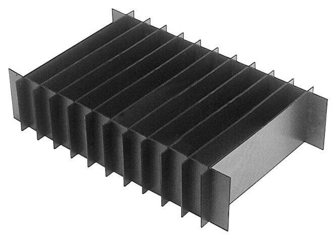 ESD Kurzstege für Gefache, in Lagerbehälter 600 x 400 mm, 353 x 80 x 3 mm