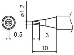 COMPOSIT Lötspitze Format 1.2D