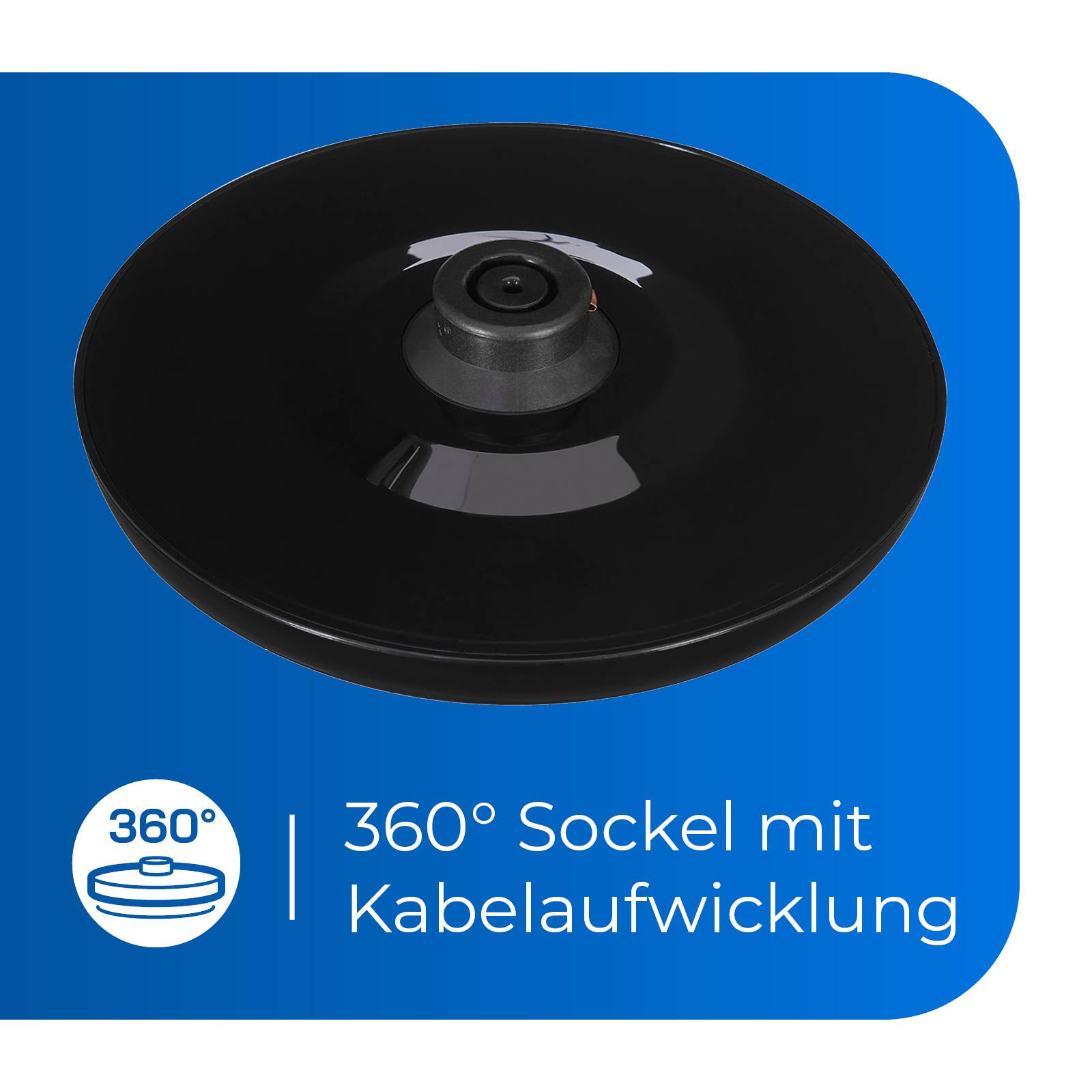 Exquisit Wasserkocher WK 6103 sw | 1,5 Liter Volumen | 2200 W | automatische Abschaltung | doppelwandig | Schwarz-inox