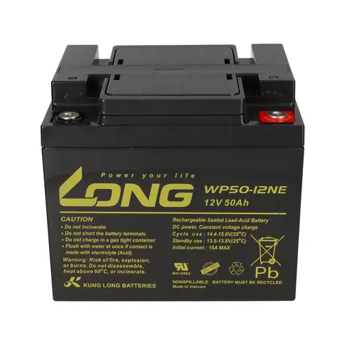 Kung Long Akku 12V 50Ah Pb Batterie AGM WP50-12NE zyklenfest Kung Long Akku 12V 50Ah Pb Batterie AGM WP50-12NE zyklenfest