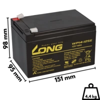 Kung Long Akku 12V 14Ah Pb Batterie Bleigel WP14-12SE zyklenfest Kung Long Akku 12V 14Ah Pb Batterie Bleigel WP14-12SE zyklenfest