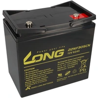 Kung Long Akku 12V 62Ah Pb Batterie Bleigel WP-22NF305CN zyklenfest Kung Long Akku 12V 62Ah Pb Batterie Bleigel WP-22NF305CN zyklenfest