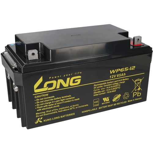 Kung Long WP65-12 12V 65Ah Pb Batterie Bleigel VDS AGM Kung Long WP65-12 12V 65Ah Pb Batterie Bleigel VDS AGM