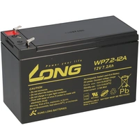 Kung Long VdS WP7.2-12A F1 12V 7,2 Ah Blei AGM Akku 4,8mm Faston Kung Long VdS WP7.2-12A F1 12V 7,2 Ah Blei AGM Akku 4,8mm Faston
