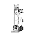 Vollmontierte EXPRESSO Alu-Sackkarre für Säcke, Rollen & Kartons / 250kg / Schwerlastreifen / Schaufel L 30 x B 30,5 cm