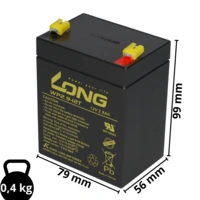 Kung Long WP2.9-12T 12V 2,9Ah AGM Blei Accu Bleiakku Batterie wartungsfrei Kung Long WP2.9-12T 12V 2,9Ah AGM Blei Accu Bleiakku Batterie wartungsfrei