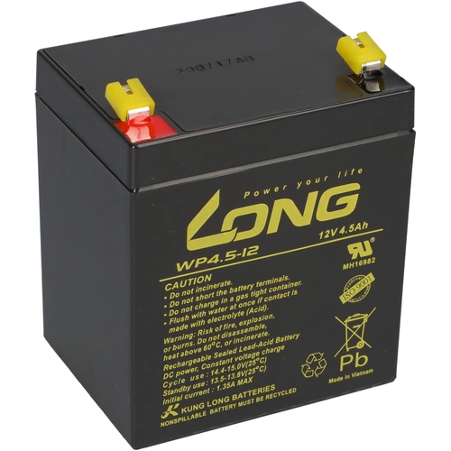 Kung Long WP4.5-12 12V 4,5Ah AGM Blei Vlies Bleiakku Batterie wartungsfrei Kung Long WP4.5-12 12V 4,5Ah AGM Blei Vlies Bleiakku Batterie wartungsfrei