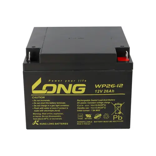 Kung Long WP26-12 12V 26Ah VdS Akku AGM GEL Blei Batterie Kung Long WP26-12 12V 26Ah VdS Akku AGM GEL Blei Batterie