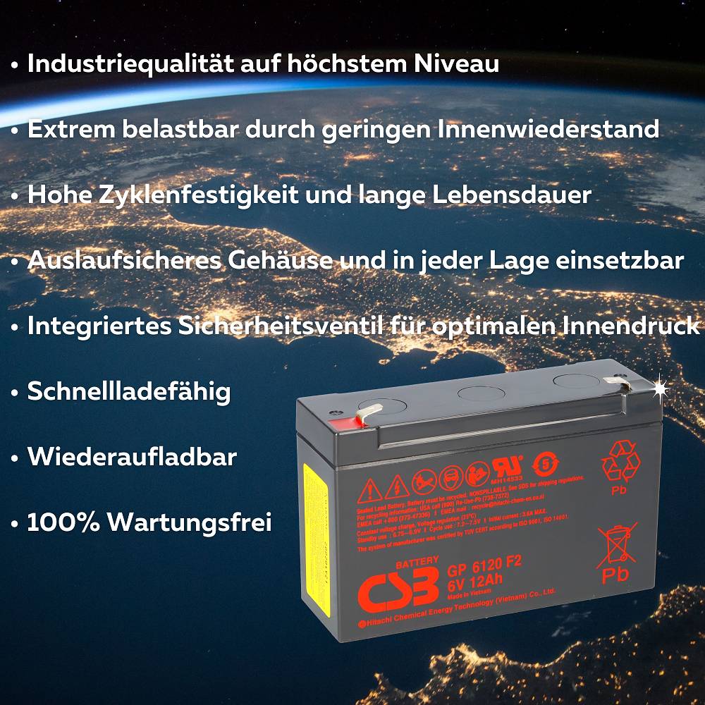 CSB Battery 4349, 1x -04251677310947