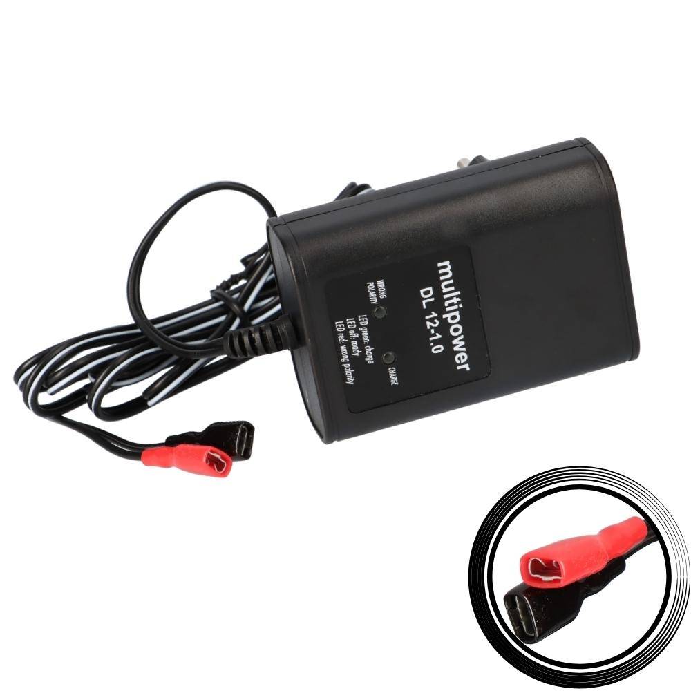 Multipower DL12-1.0 Automatik-Ladegerät 12V 1A für AGM-Bleiakkus