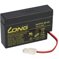 Kung Long WP 0.8-12 12V 0,8Ah AMP Stecker AGM Blei Batterie Kung Long WP 0.8-12 12V 0,8Ah AMP Stecker AGM Blei Batterie