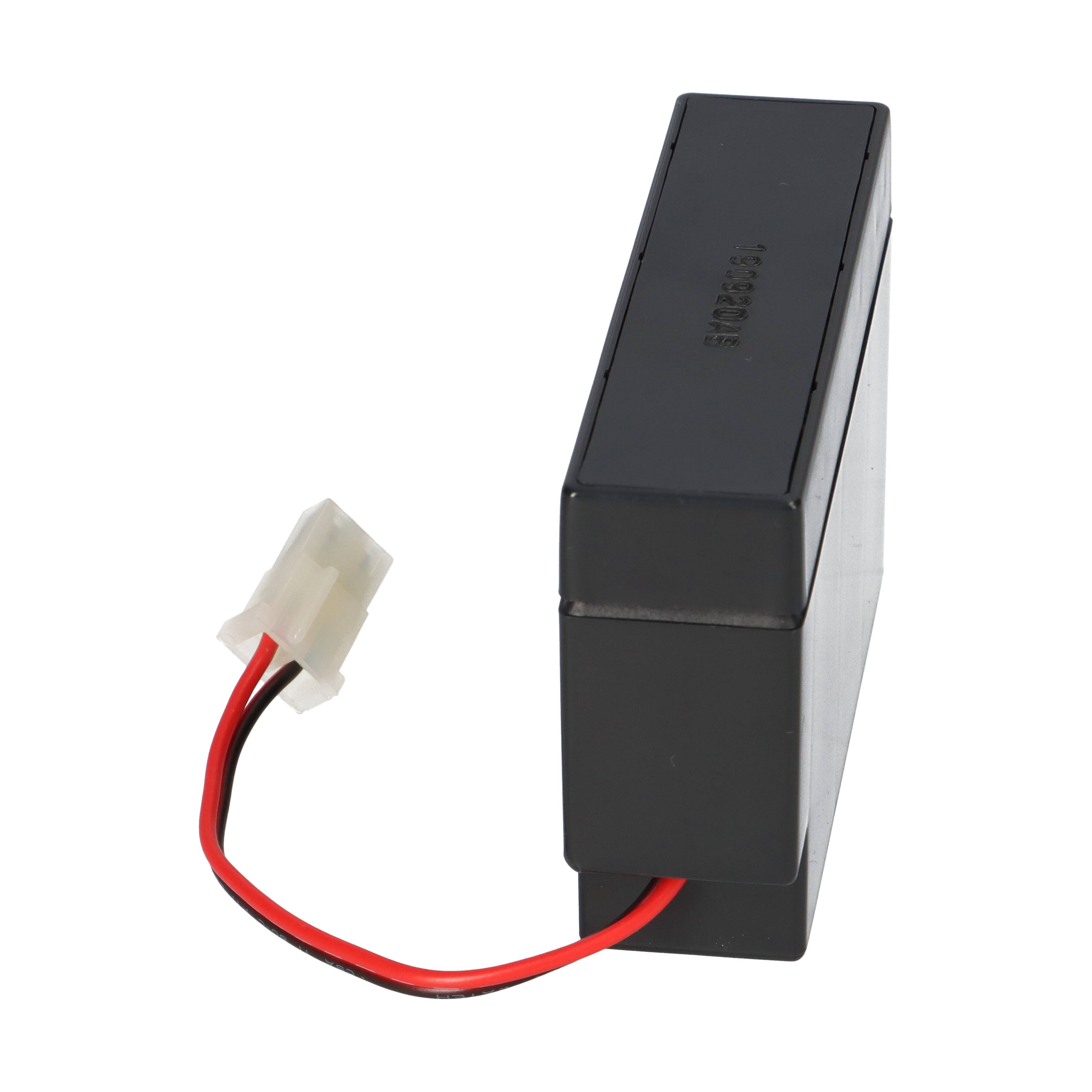 Kung Long WP0.8-12 12V 0,8Ah AGM Bleiakku mit Stecker