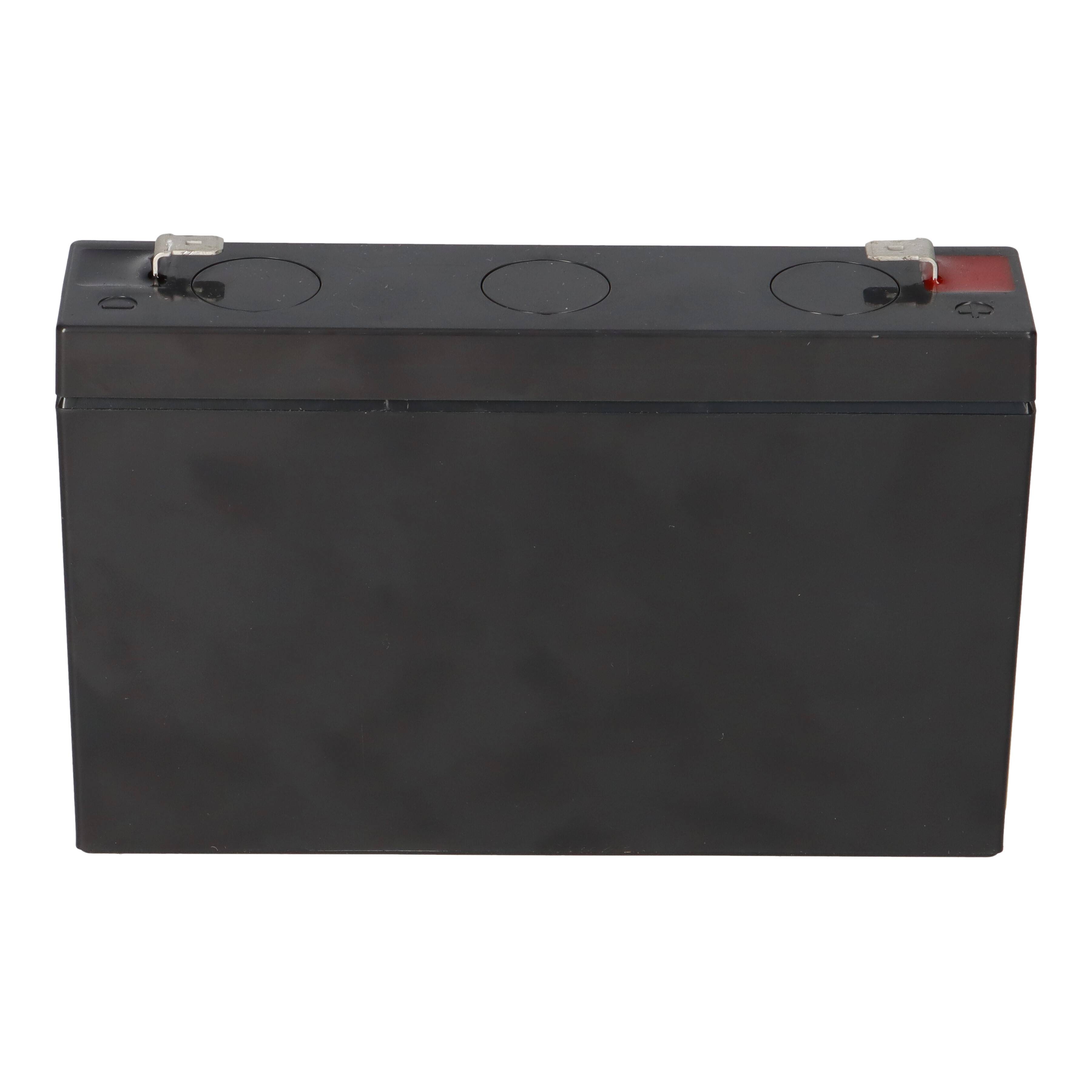 Bleiakku 6V 8,2Ah F2 kompatibel zu UP-RW0645Ch1 UP-RW0645P1 NPW45-6