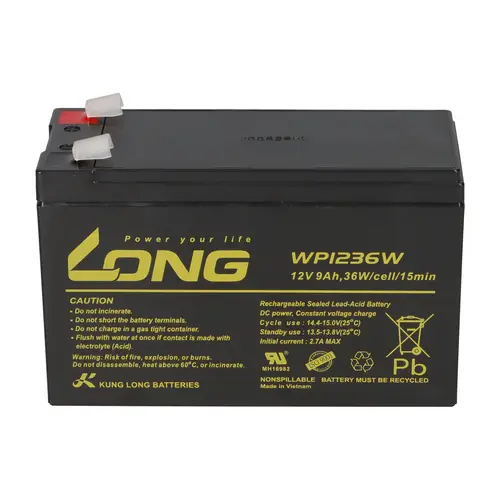 Kung Long Blei Akku 12V 9Ah WP1236W hochstrom Bleigel AGM Kung Long Blei Akku 12V 9Ah WP1236W hochstrom Bleigel AGM