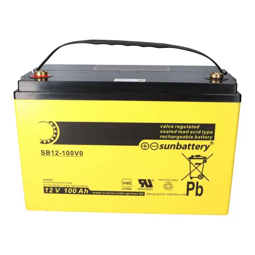 SUN Battery SB12-100V0 AGM Akku 12V 107Ah Blei-Akku mit VDS SUN Battery SB12-100V0 AGM Akku 12V 107Ah Blei-Akku mit VDS