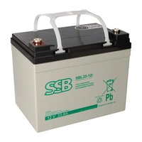 SSB Blei Akku SBL 33-12i AGM Batterie M6 Schraubanschluss - 12V 33Ah SSB Blei Akku SBL 33-12i AGM Batterie M6 Schraubanschluss - 12V 33Ah
