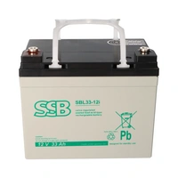 SSB Blei Akku SBL 33-12i AGM Batterie M6 Schraubanschluss - 12V 33Ah SSB Blei Akku SBL 33-12i AGM Batterie M6 Schraubanschluss - 12V 33Ah
