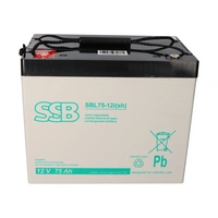 SSB Blei Akku SBL 75-12i(sh) AGM Batterie M6 Schraubanschluss - 12V 75Ah SSB Blei Akku SBL 75-12i(sh) AGM Batterie M6 Schraubanschluss - 12V 75Ah