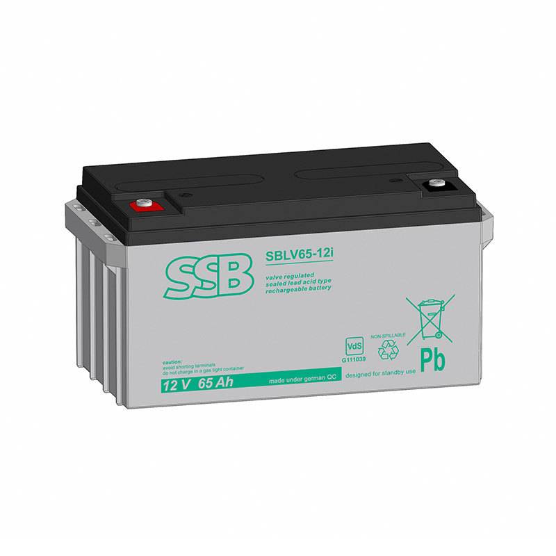 SSB Blei Akku SBLV 65-12i AGM Batterie VdS G111039 - 12V 68Ah