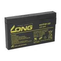 Kung Long WP2-12 12V 2Ah Blei AGM Akku Kung Long WP2-12 12V 2Ah Blei AGM Akku