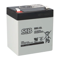 SSB Blei Akku SB 5-12L AGM Batterie 6,3mm Faston- 12V 5Ah SSB Blei Akku SB 5-12L AGM Batterie 6,3mm Faston- 12V 5Ah