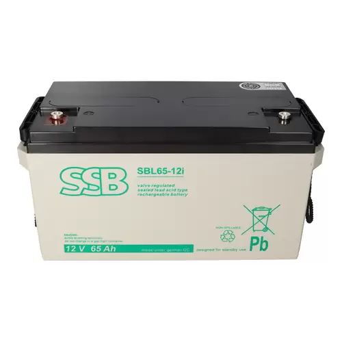 SSB Blei Akku SBL 65-12i AGM Batterie M6 Schraubanschluss - 12V 65Ah SSB Blei Akku SBL 65-12i AGM Batterie M6 Schraubanschluss - 12V 65Ah