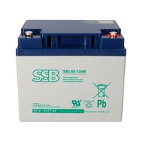 SSB Blei Akku SBL 50-12HR AGM Batterie M6 Schraubanschluss - 12V 1227W SSB Blei Akku SBL 50-12HR AGM Batterie M6 Schraubanschluss - 12V 1227W