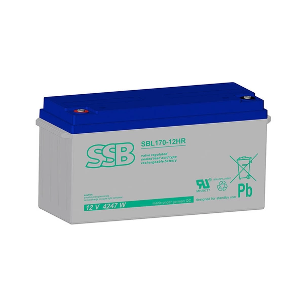 SSB Blei Akku SBL 170-12HR AGM Batterie M8 Schraubanschluss - 12V 4247W SSB Blei Akku SBL 170-12HR AGM Batterie M8 Schraubanschluss - 12V 4247W