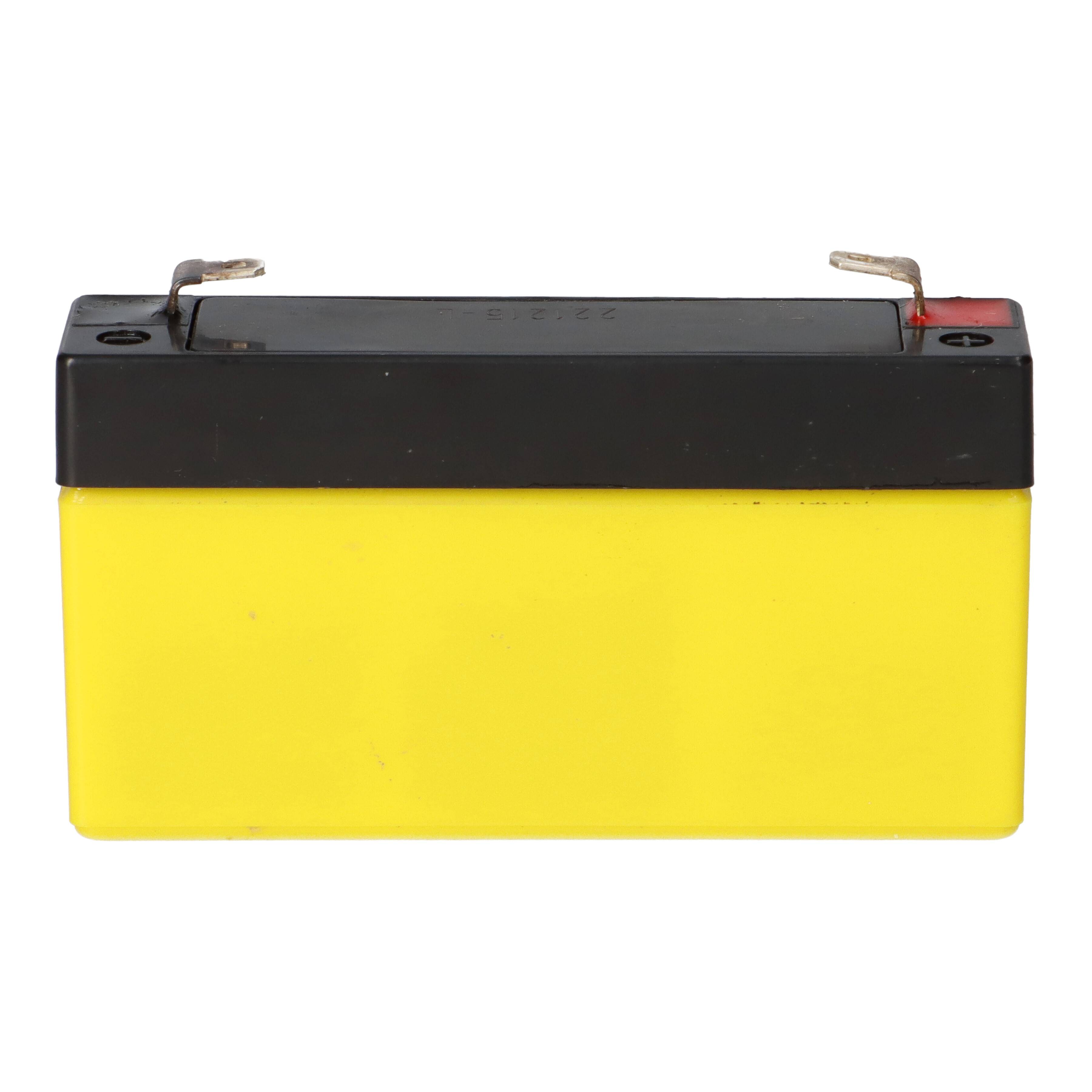 SUN Battery SB6-1.2V0 AGM Akku 6V 1,2Ah Blei-Vlies-Akku