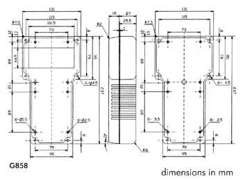 GEHÄUSE IN T-FORM - GRAU - 237/95 x 131/95 x 43 mm - MIT AUSSPARUNG FÜR DAS DISPLAY