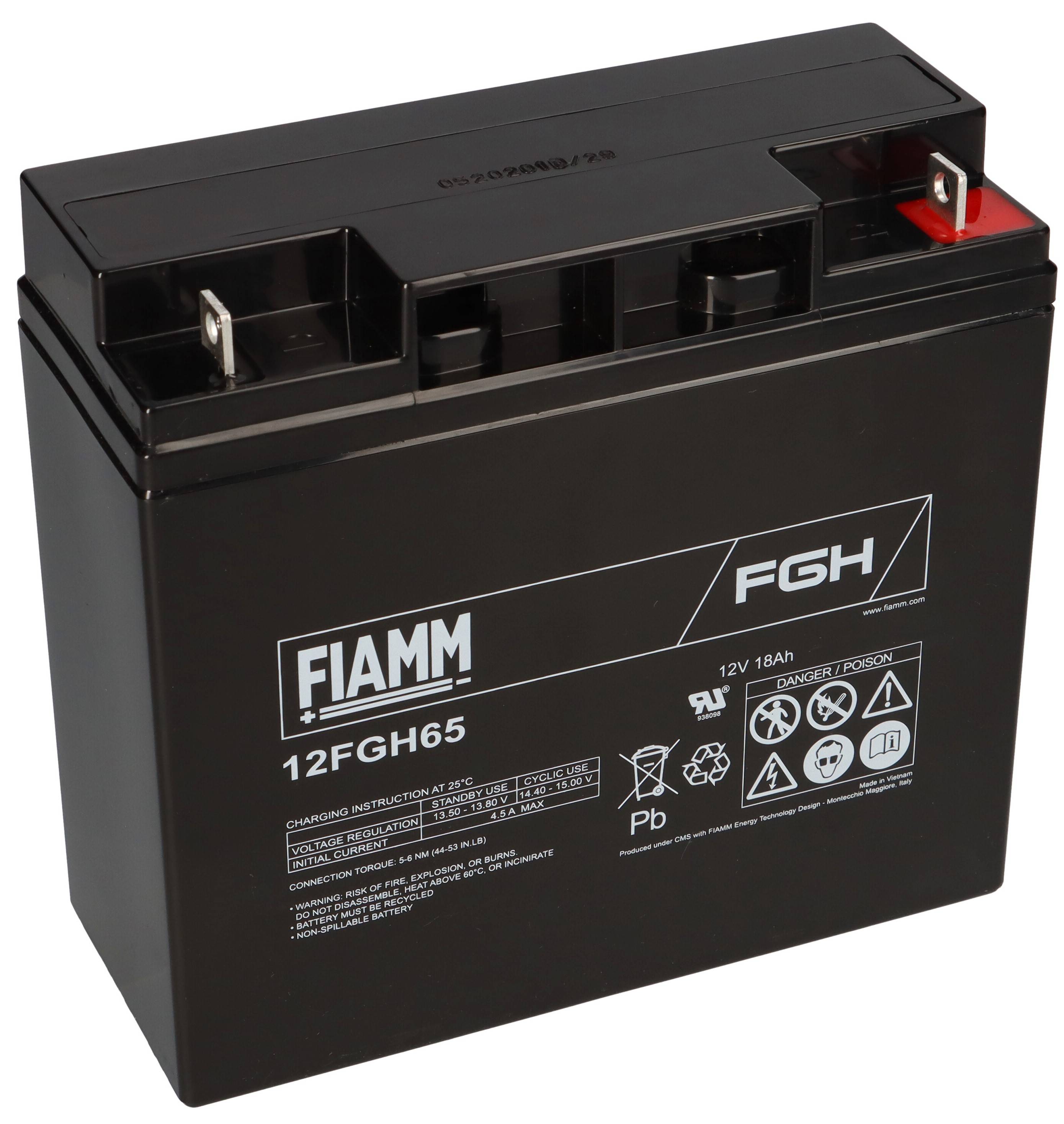 Fiamm Blei-Akku 12FGH65 Pb 12V / 18Ah M5