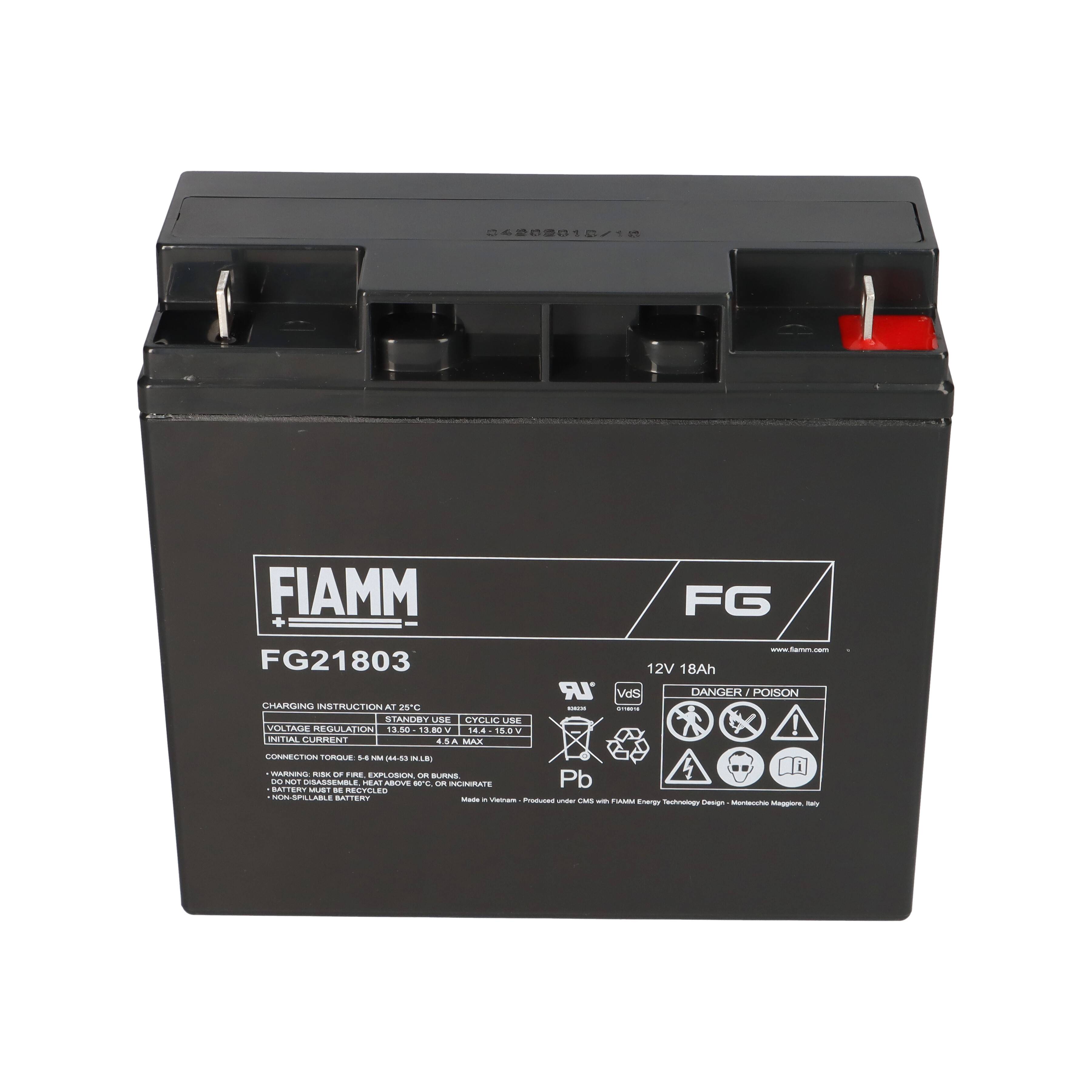 Fiamm Blei-Akku FG21803 Pb 12V / 18Ah M5